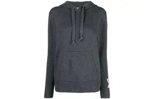 cashmere knitted hoodie
