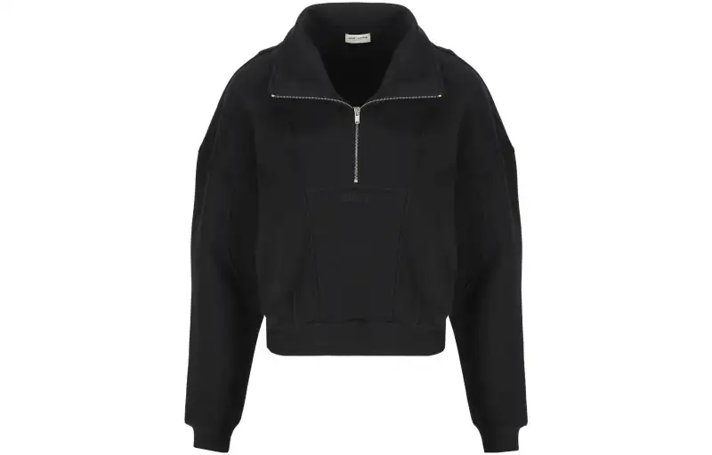 SAINT LAURENT SS23 Sweatshirt Women's Black