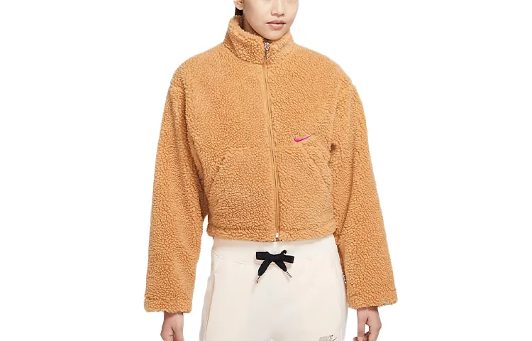 Nike Jackets Women's Linen Stand Collar Moderate Other