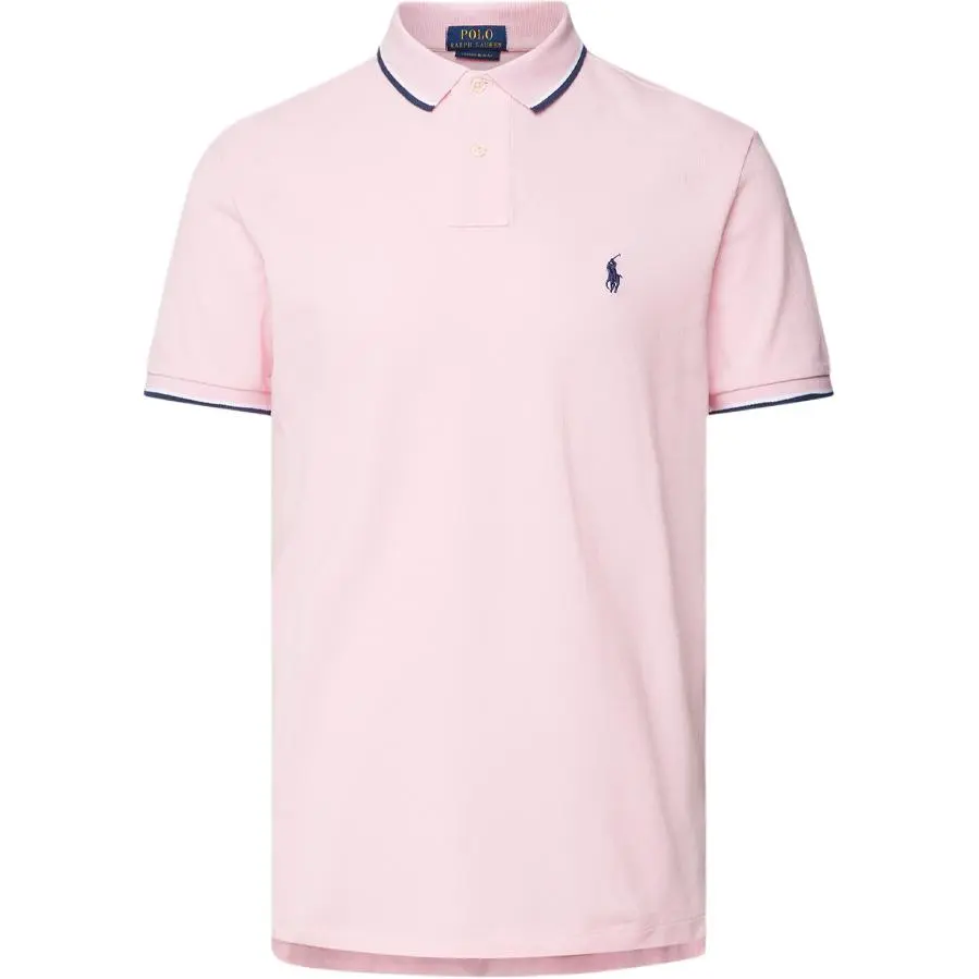 Polo Ralph Lauren Polo Shirt Custom Slim Fit Men's Bright Pink