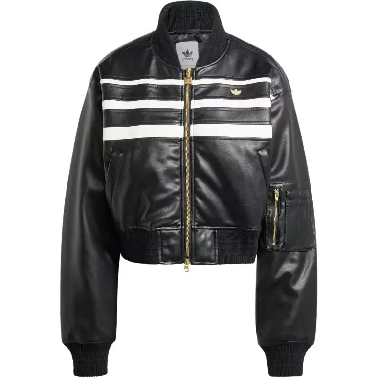Adidas Originals Premium Pleather Bomber Jacket