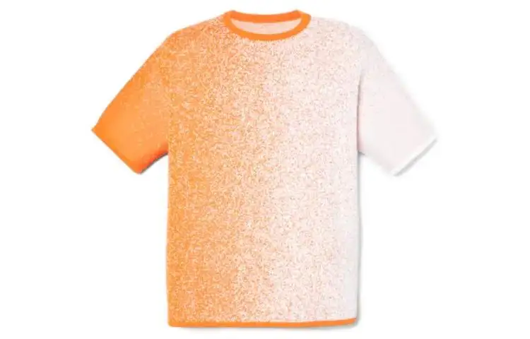 Timberland T Shirts Women's Orange Crew Neck Moderate Straight Fit