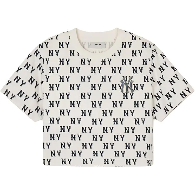 MLB New York Yankees T Shirt Women's Cream