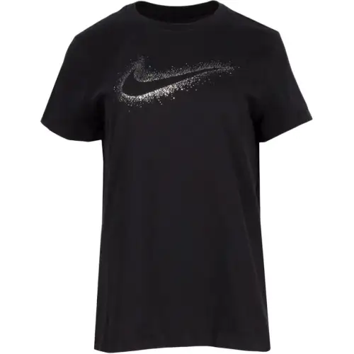 Nike T Shirts Women's Black Crew Neck Moderate Other