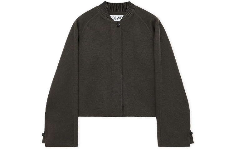 LOEWE FW23 Jackets & Coats Women's Dark Khaki