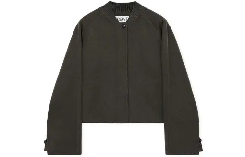 LOEWE FW23 Jackets & Coats Women's Dark Khaki