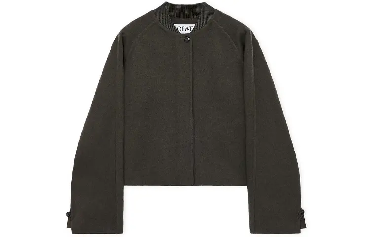 LOEWE FW23 Jackets & Coats Women's Dark Khaki