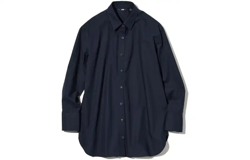 UNIQLO Shirts Women's Navy Blue Moderate Shirt