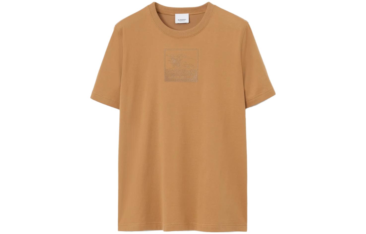 Женская футболка Burberry SS23 (бежевая)