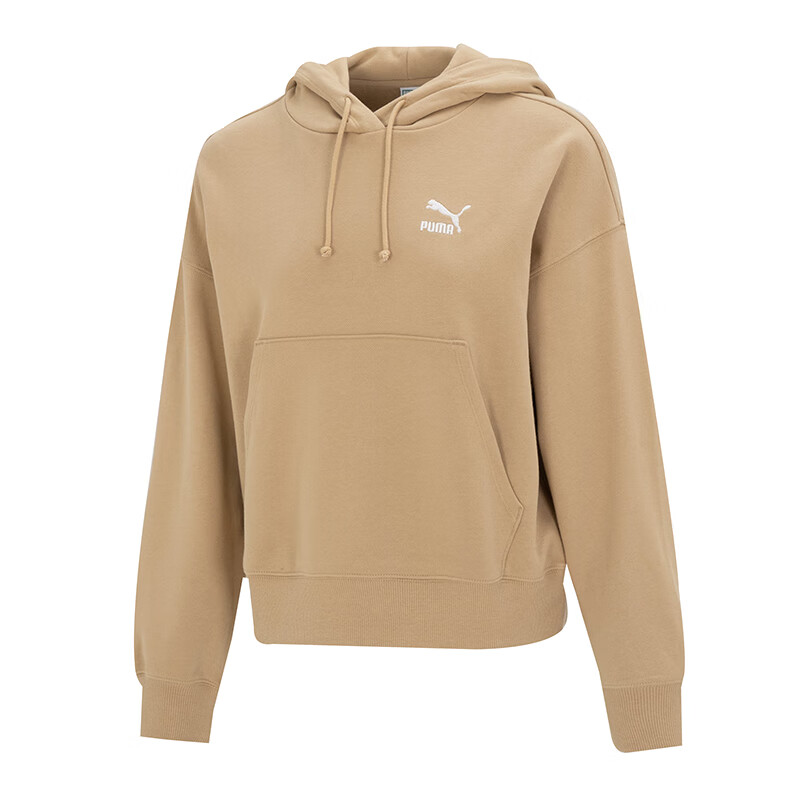 Женское худи PUMA С вышивкой (хаки)