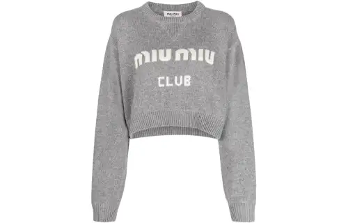 MIU MIU SS22 Sweater Women's Gray