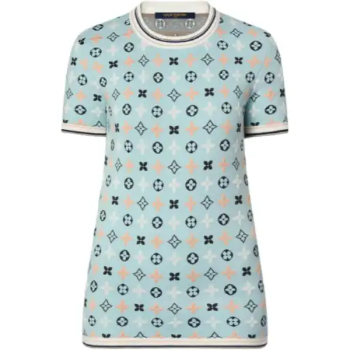 LOUIS VUITTON Monogram Kaleidoscope Knit Top