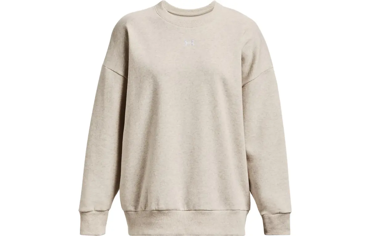 Under Armour Sweatshirts Women's Beige Crew Neck Moderate Other