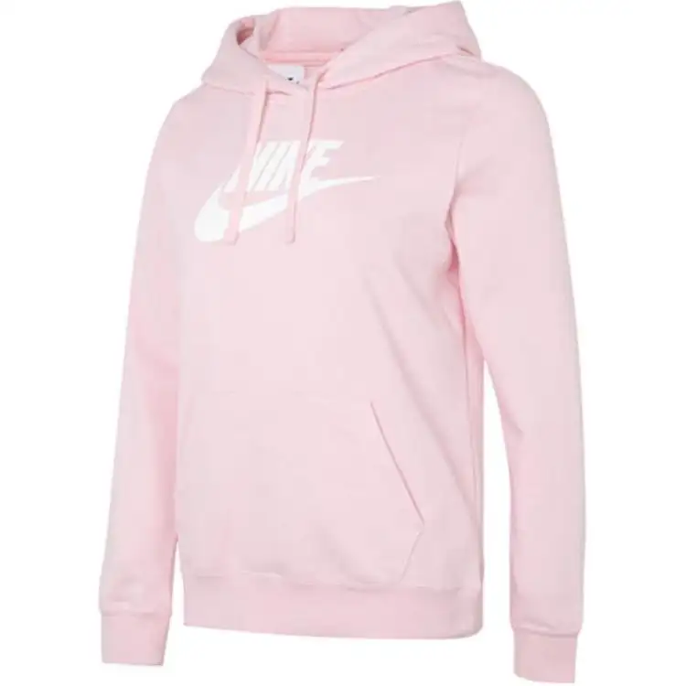 Nike Sweatshirts Women's Pink Hooded Moderate Regular