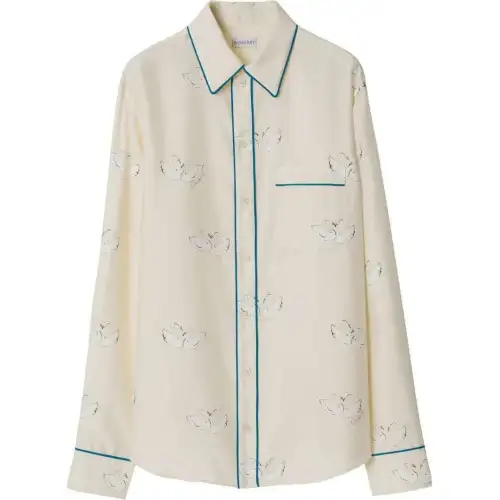 Burberry SS24 Shirt Women's White