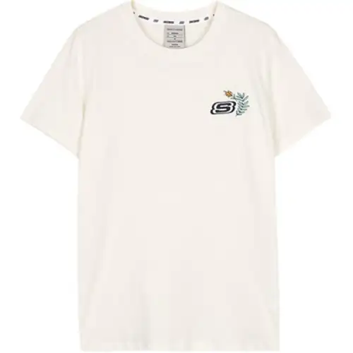 Skechers Ice Cream Collection T Shirt Women's Marshmallow White