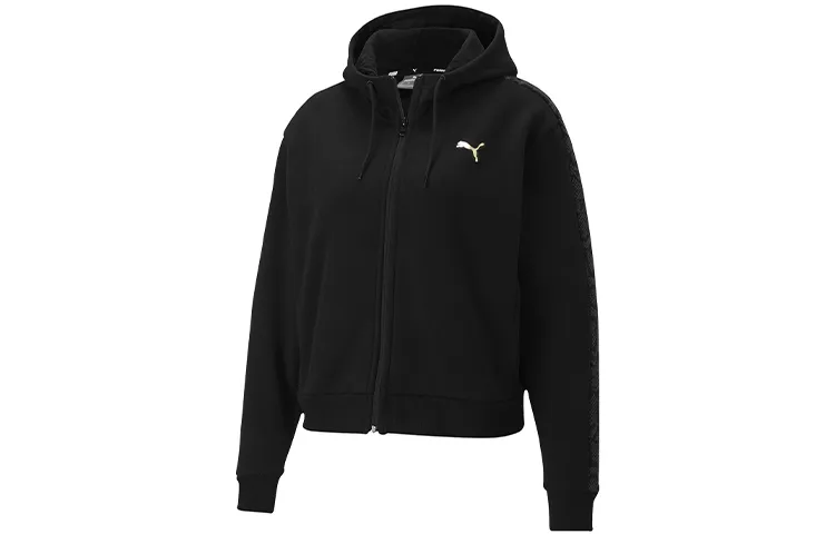 PUMA Jackets Women's Black Hooded Moderate Other