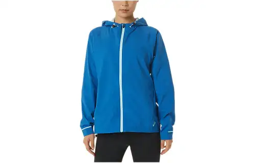 ASICS Jackets Women's Blue Hooded Moderate Other