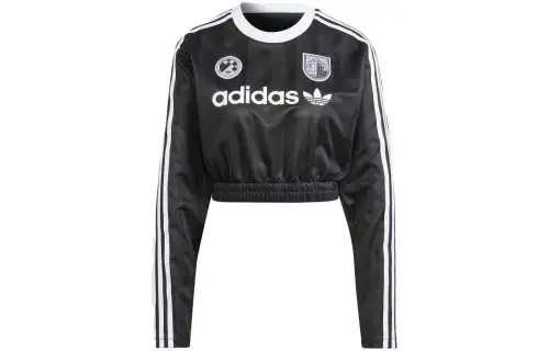 Adidas Originals Set in Sleeve T Shirt Women's Black