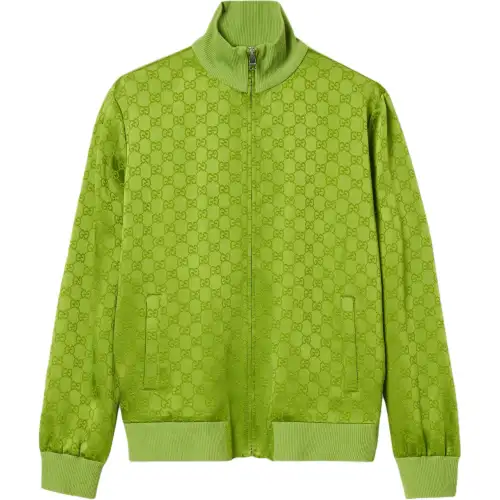 GUCCI Monogrammed Zip-Up Jacket