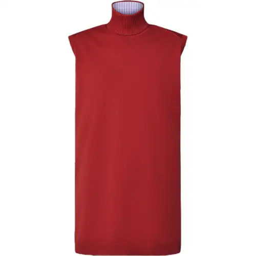 Lv Color Blocked Turtleneck Top