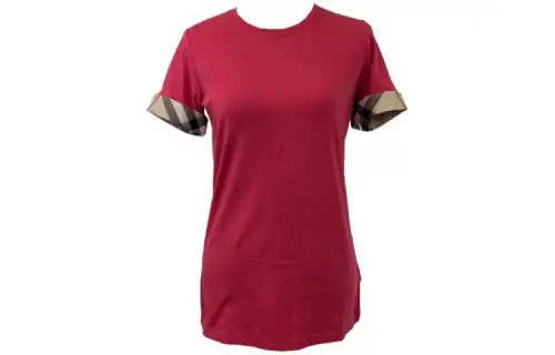 Burberry T Shirt Women's Dark Red