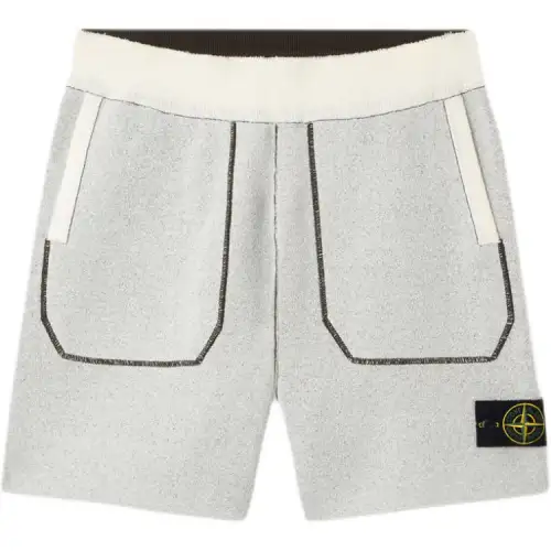 Stone Island Double Face Logo Patch Shorts