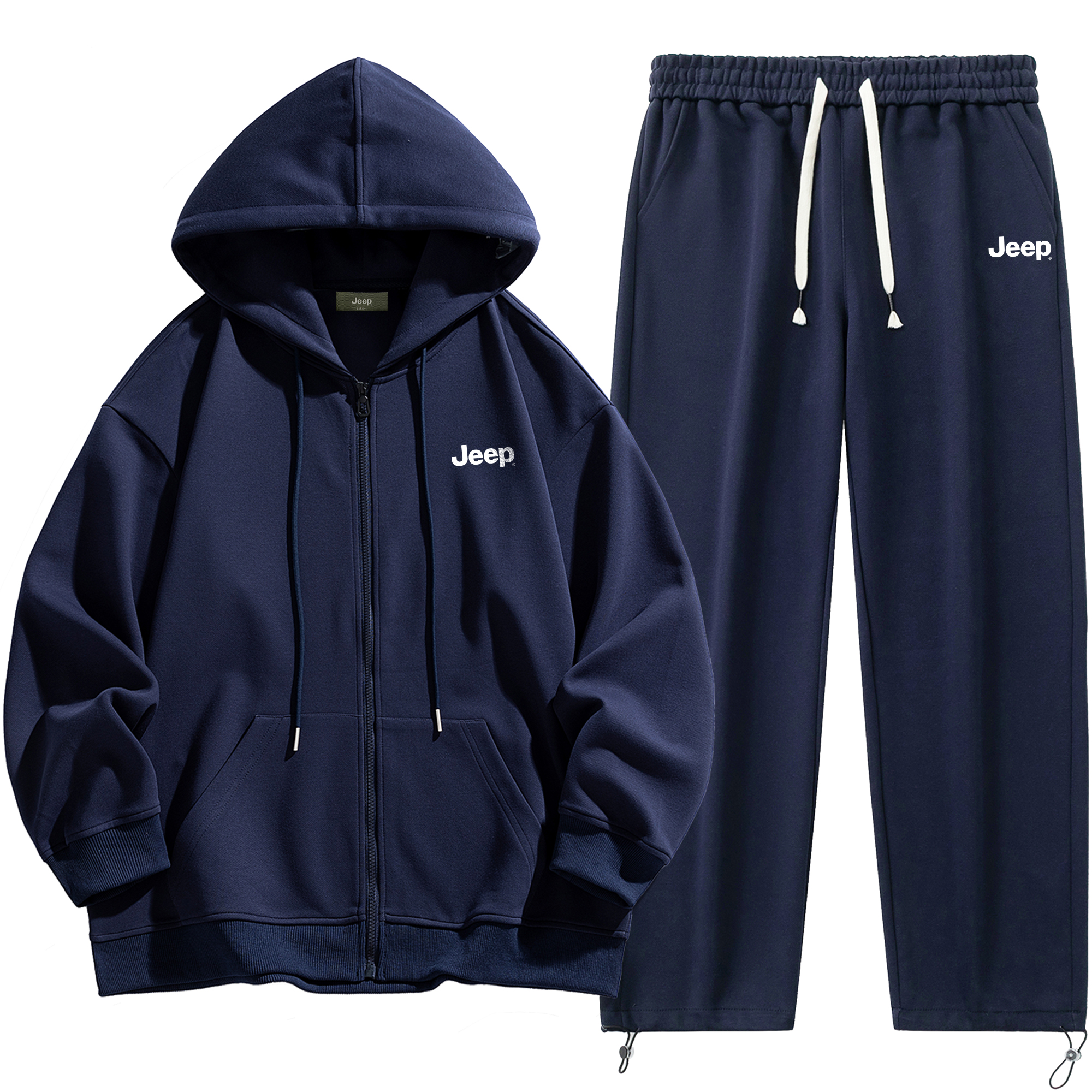 Jeep Casual Sportswear Unisex Hooded Moderate