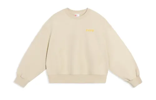 Li Ning Sweatshirt Women's Light Milk Umber