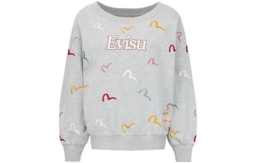 EVISU Sweatshirts Women's Crew Neck Moderate Regular