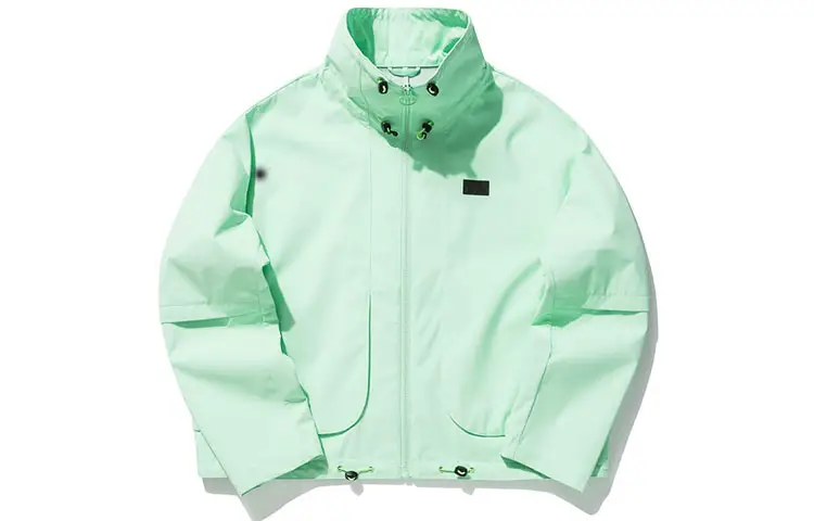 ANTA Variety Training Collection Jackets Women's Fatty Green Stand Collar Moderate