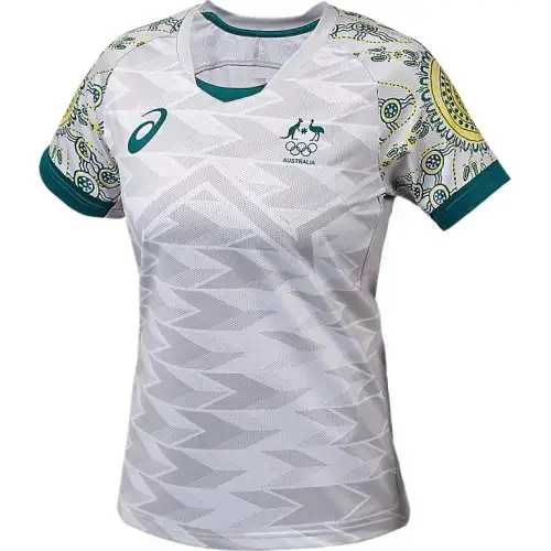 Asics Australia Olympic Collection T Shirt Women's Glacier Gray