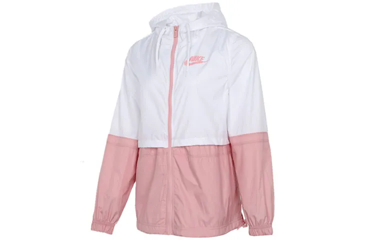 Nike Jackets Women's White Hooded Moderate Other