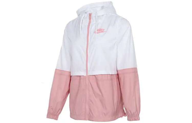 Nike Jackets Women's White Hooded Moderate Other
