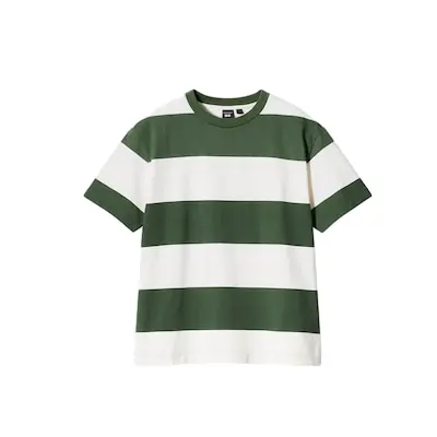 UNIQLO X Marimekko T Shirts Women's Olive Crew Neck Moderate Straight Fit