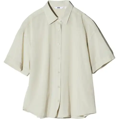 UNIQLO Shirt Women's Light Green