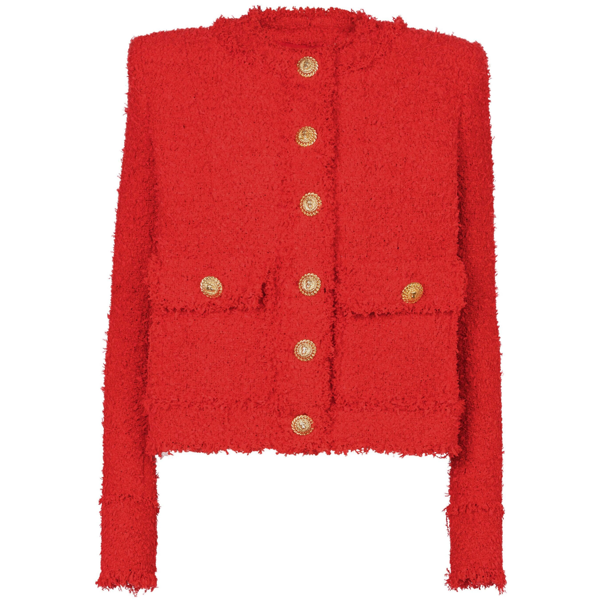 Женский пиджак BALMAIN (красный)