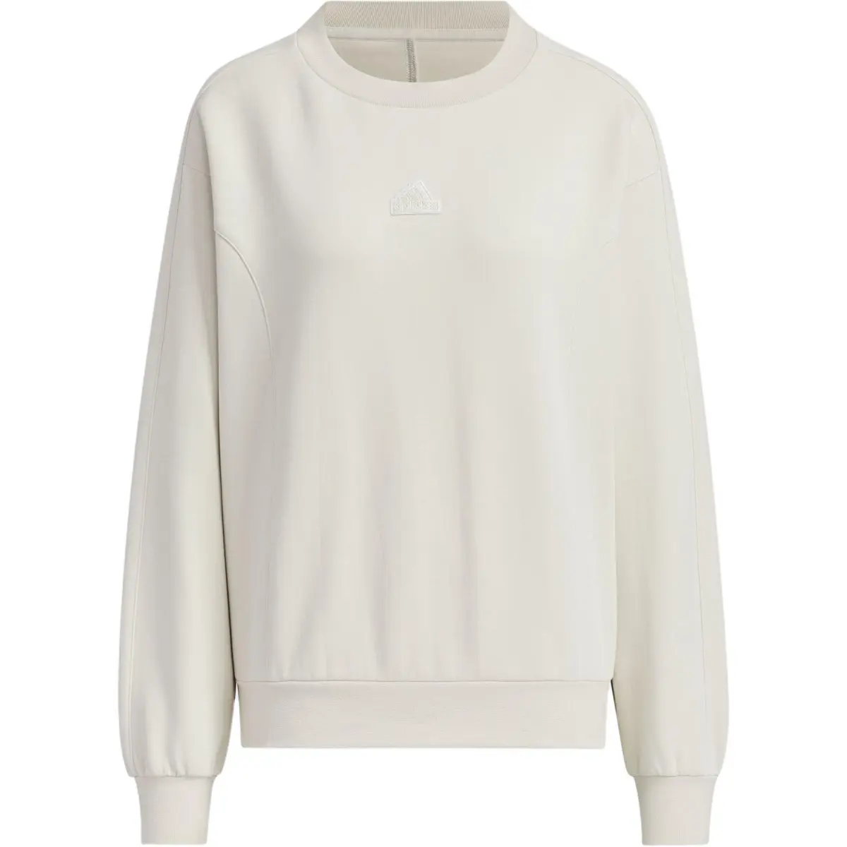 Adidas SMALL LOGO DOUBLEKNIT CREW SWEAT Sweatshirt Women's Bauxite Brown