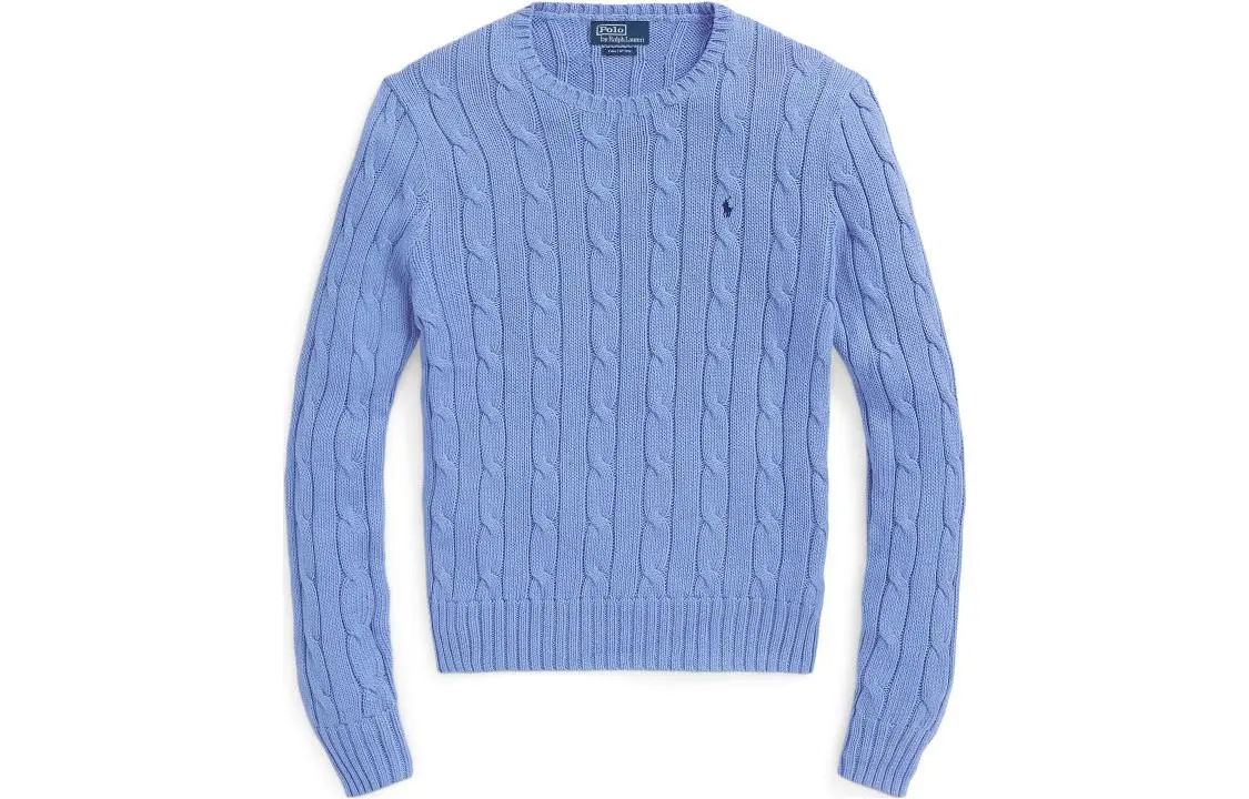 Polo Ralph Lauren FW22 Knitwear Slim Fit Women's Blue