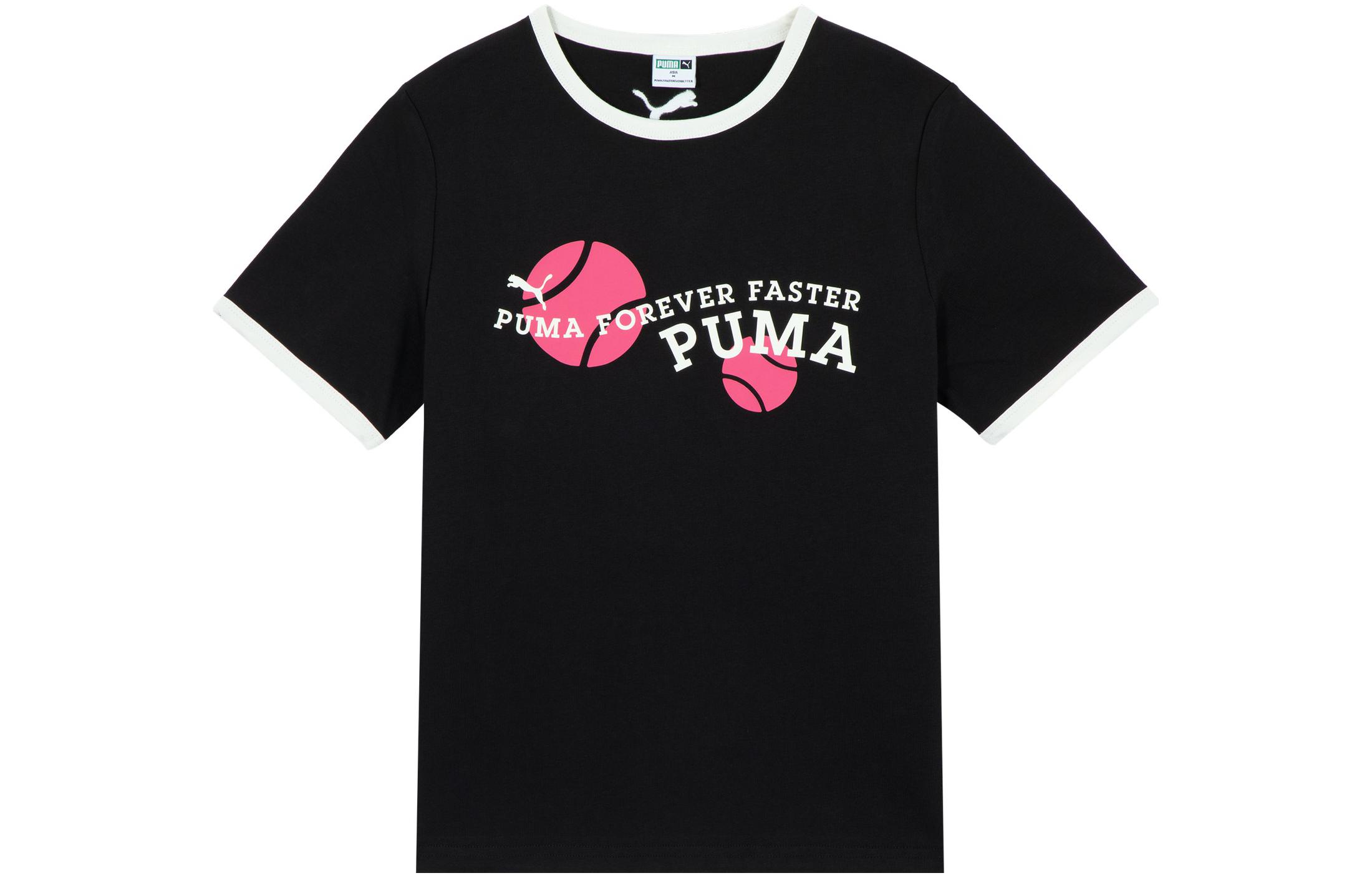 Женская футболка PUMA (черная)