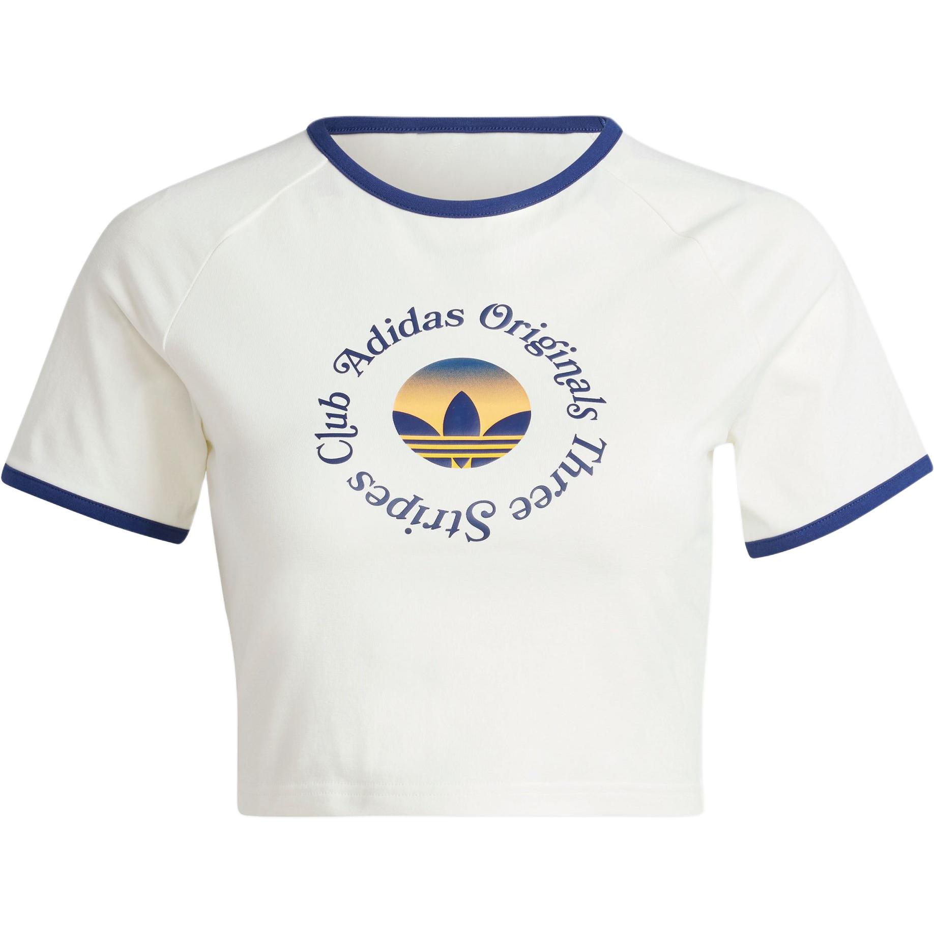 Женская футболка adidas originals GRAPHICS (белая)