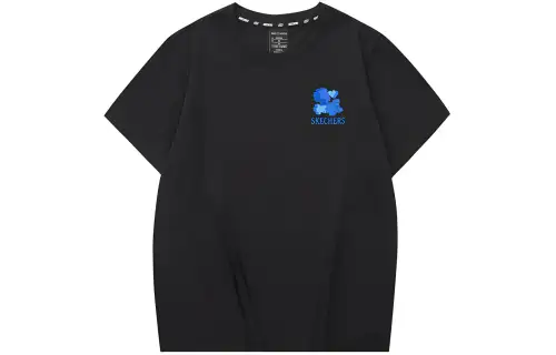 Skechers Regular T Shirt Women's Carbon Black