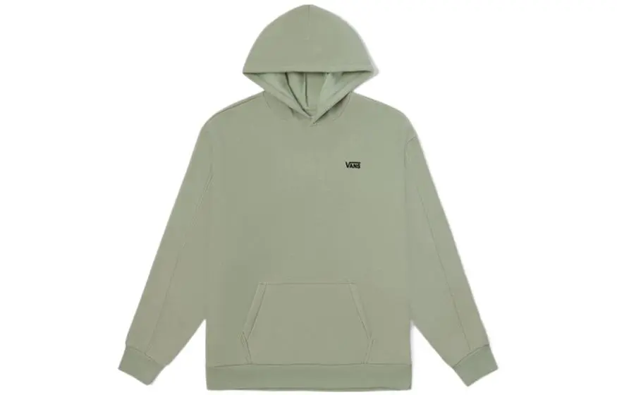 Vans Sweatshirts Women's Green Hooded (Non-detachable) Moderate Straight Fit