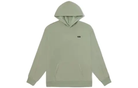 Vans Sweatshirts Women's Green Hooded (Non-detachable) Moderate Straight Fit