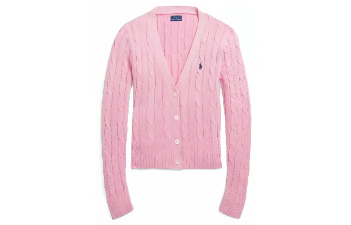 Polo Ralph Lauren SS23 Knitwear Slim Fit Women's Pink