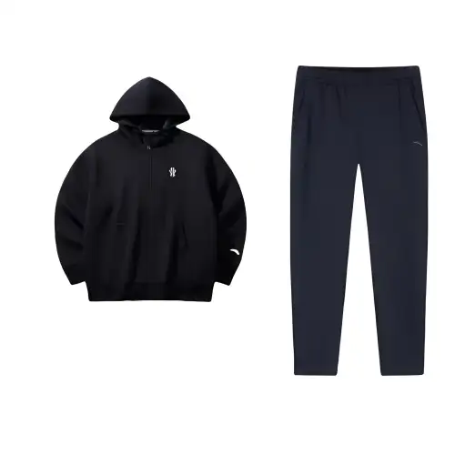 Anta Sweatshirt Set Men's Black