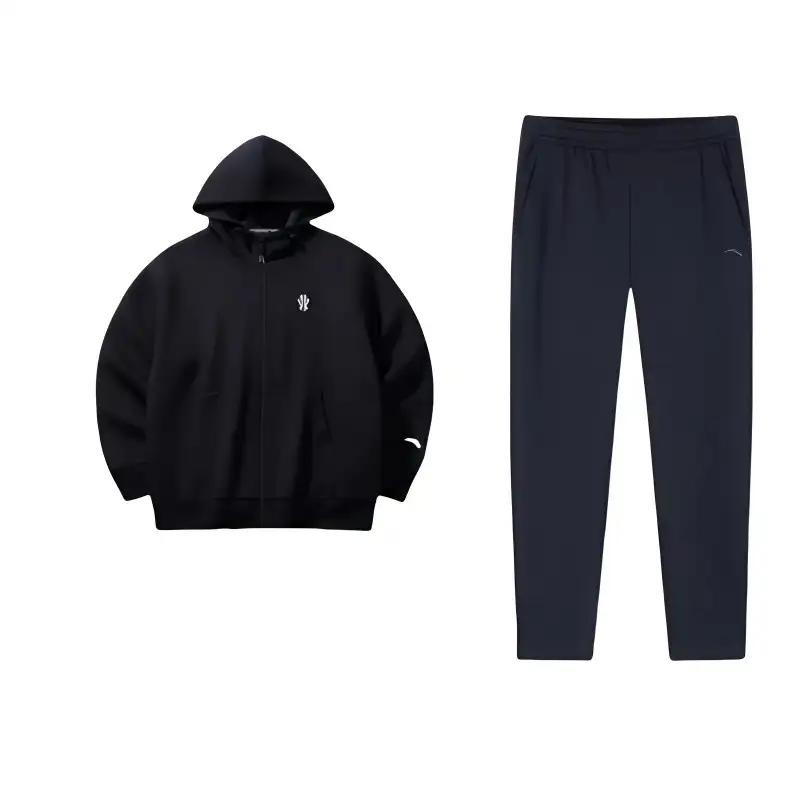 Anta Sweatshirt Set Men's Black