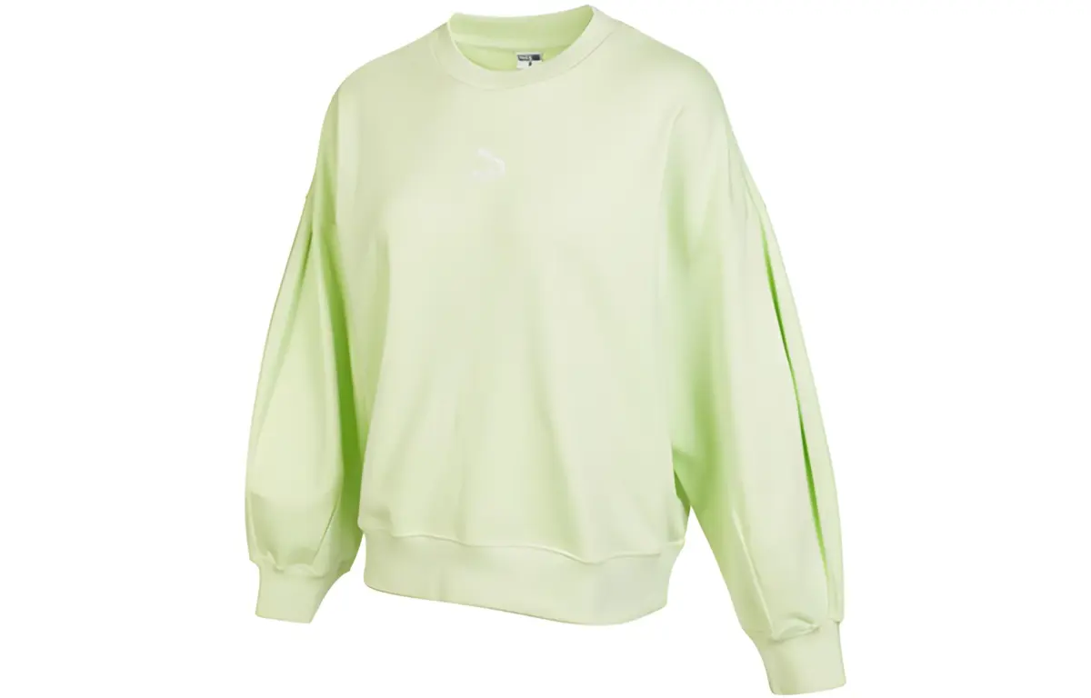 PUMA Sweatshirt Women's Light Neon Green