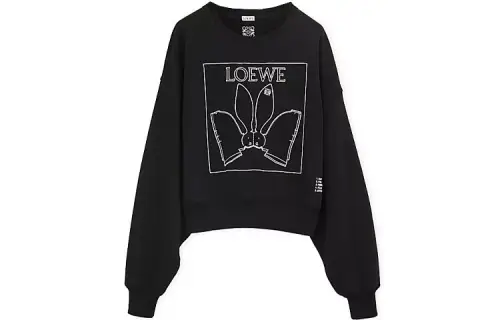 LOEWE SS23 The Year Of The Rabbit Sweatshirt Women's Black