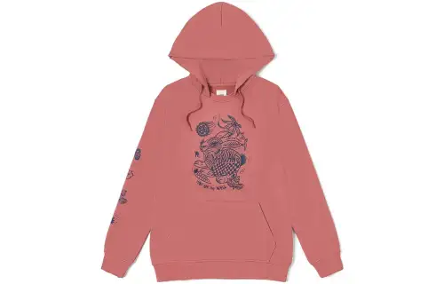 Vans Year Of The Rabbit Sweatshirts Women's Rose Hooded Moderate Regular